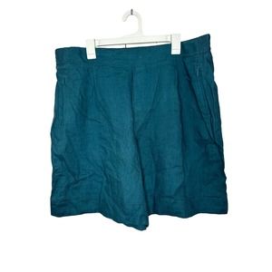 Athleta Playa Bermuda Linen Short Size 18